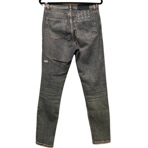 Ksubi High Waisted Straight Narrow Leg Jeans Size 27